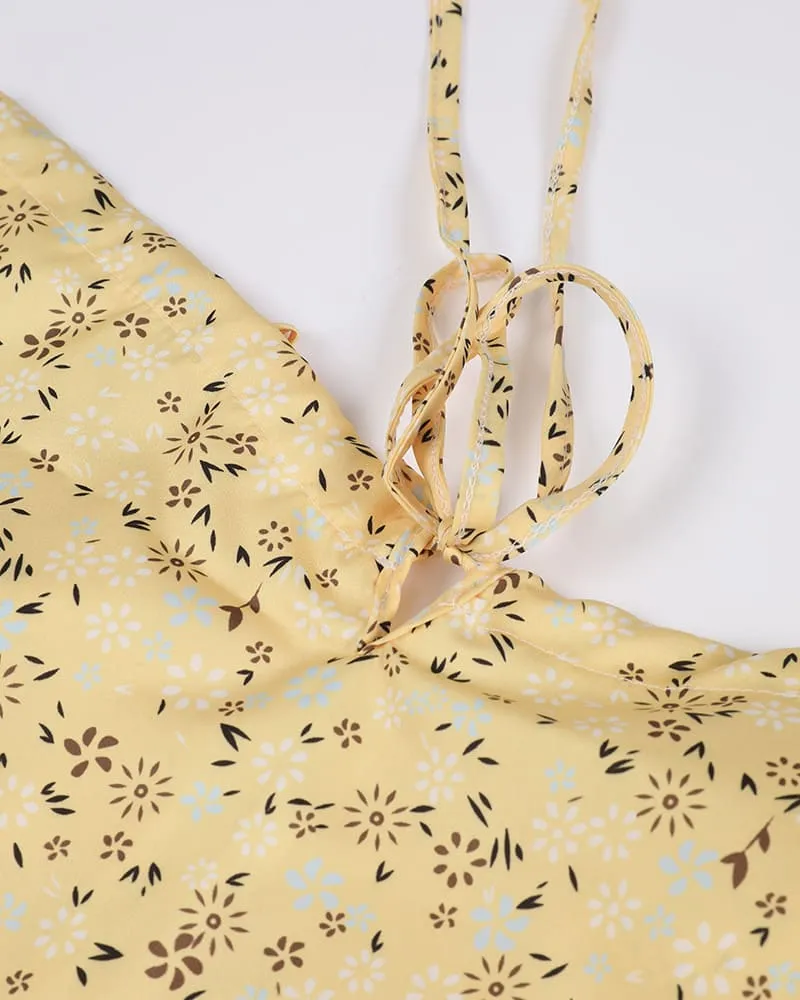 Sunny Escapes Ruffled Dress