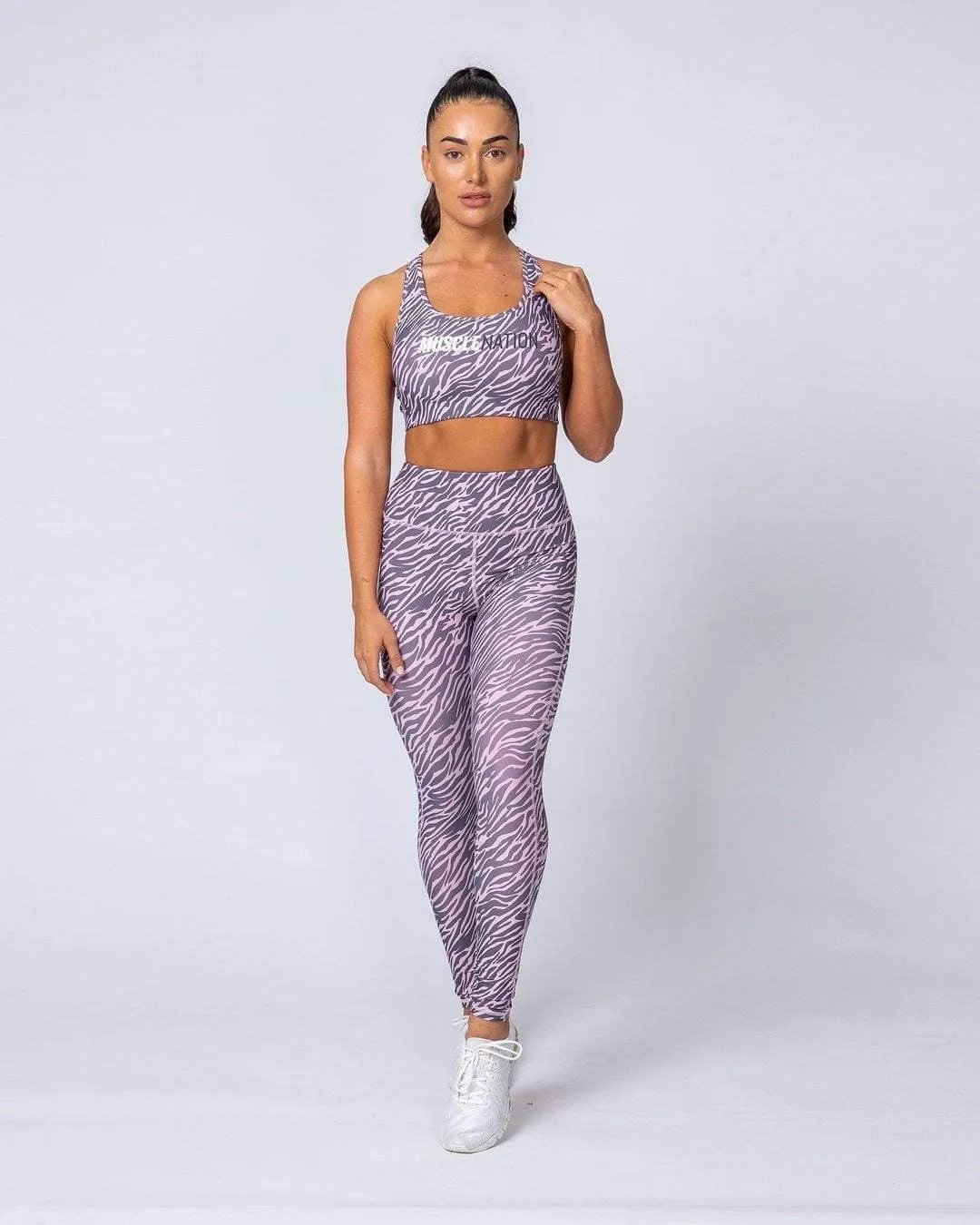 Superior Squat Full Length Leggings - Tri-Stripe