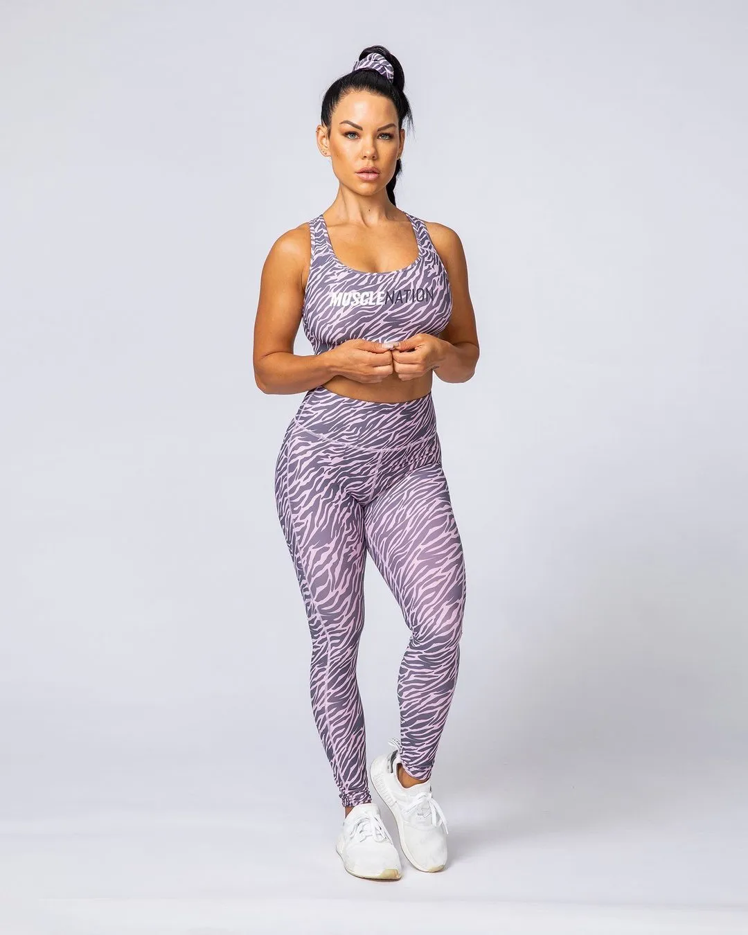 Superior Squat Full Length Leggings - Tri-Stripe