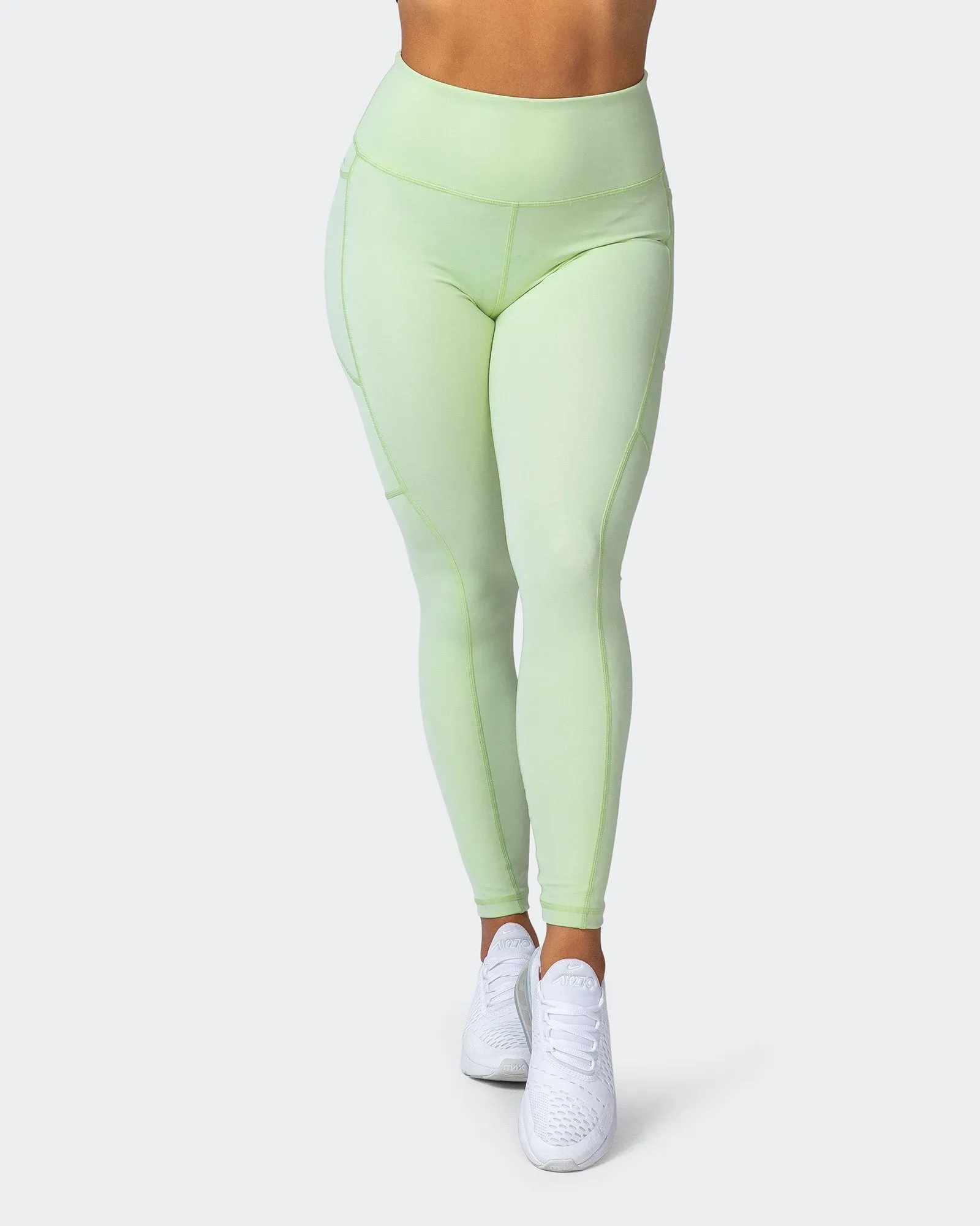 Superior Squat Pocket Ankle Length Leggings - Minty