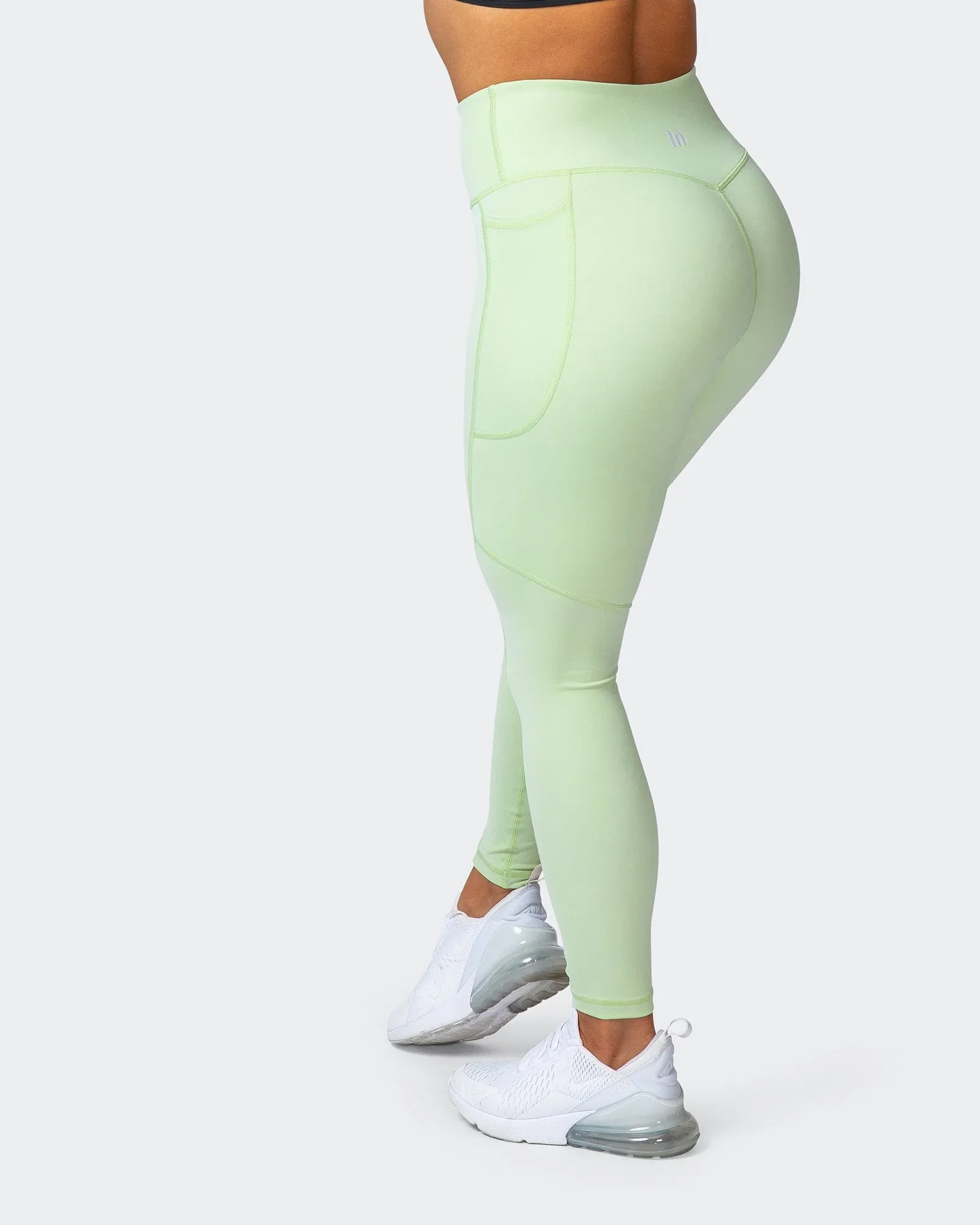 Superior Squat Pocket Ankle Length Leggings - Minty