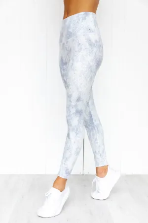 Sustainable High Rise Midi Legging - Air
