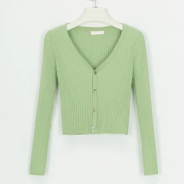 Sweater Cardigan Slim