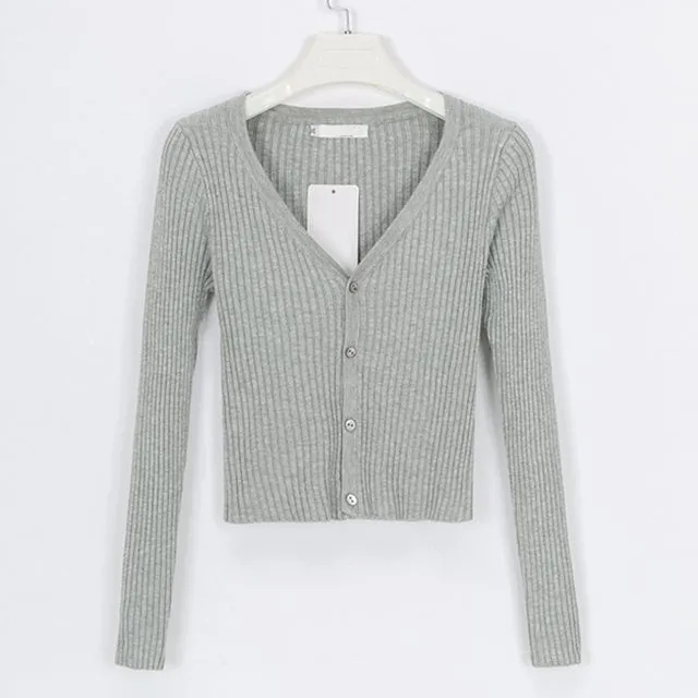Sweater Cardigan Slim