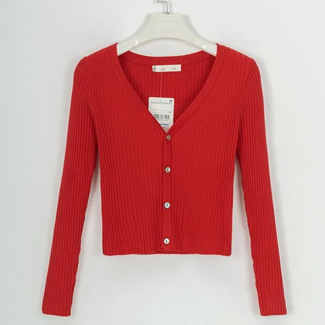 Sweater Cardigan Slim