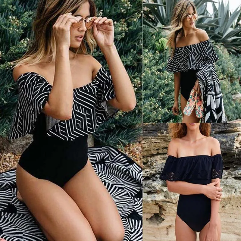 Swimwear Off Shoulder Brazilian Bikini Push Up Swim Wear Top Lace