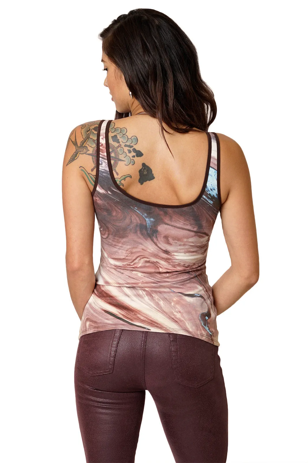 Tank Top - Nature Inspired Yoga Wear - Dasht-e Kavir