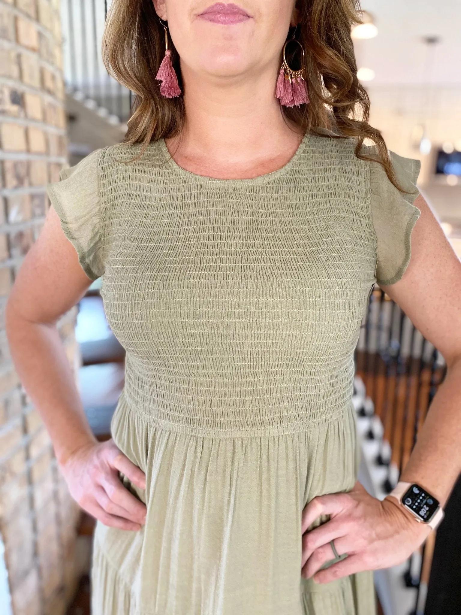 Tara Tiered Midi Dress