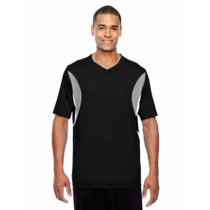 Team 365 Mens Short Sleeve Athletic V-Neck All Sport Jersey T-Shirt