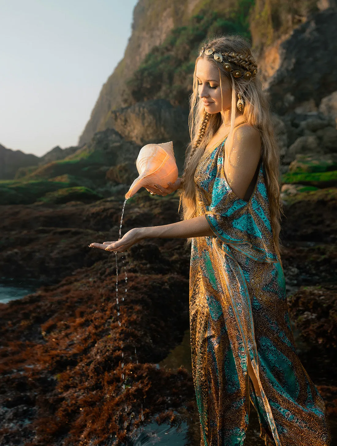 The Siren Open Sleeve Dress