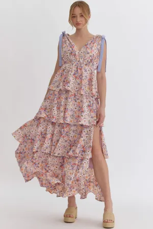 Tiered Floral Maxi