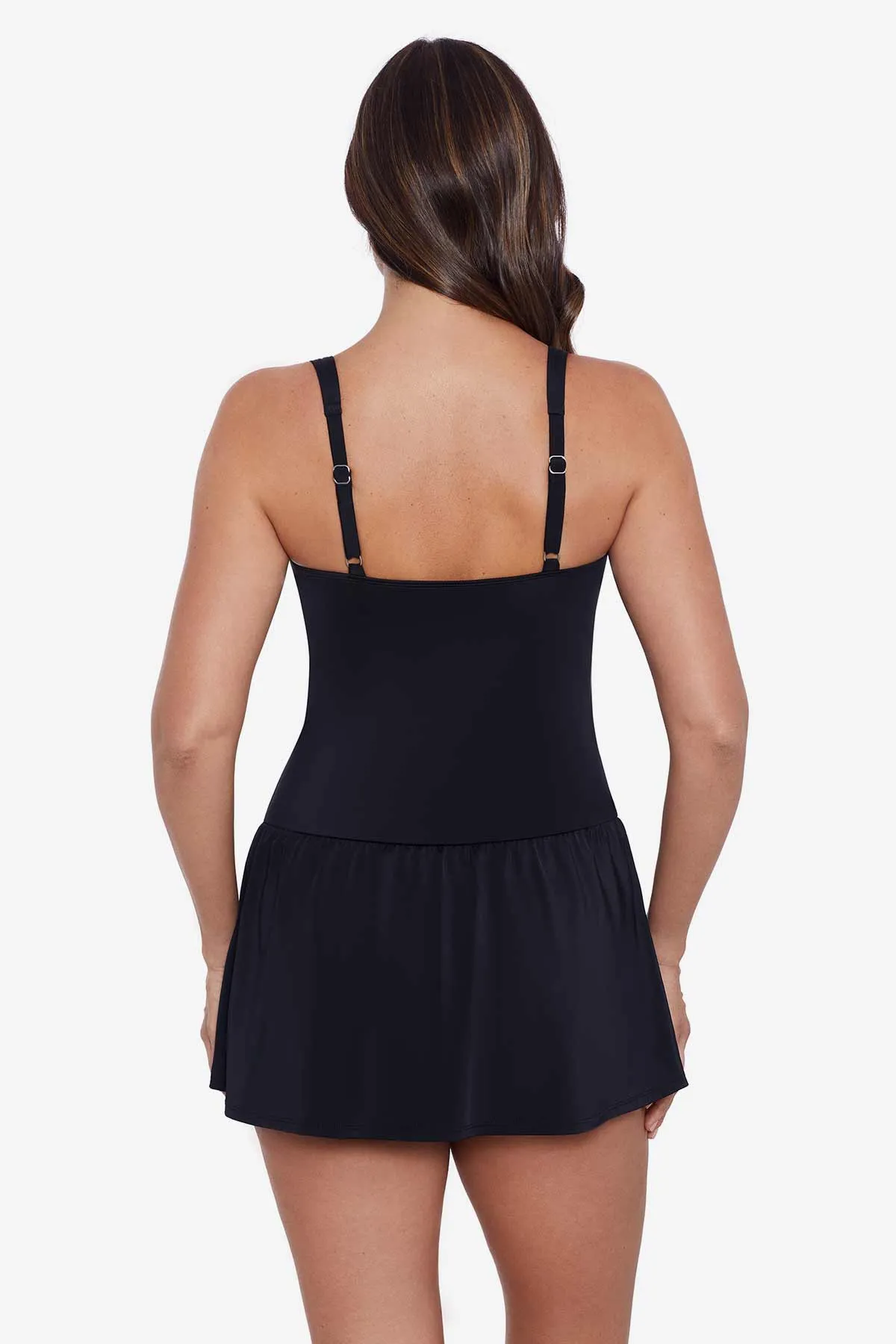 Tiger Sunrise Square Neck Skater Dress