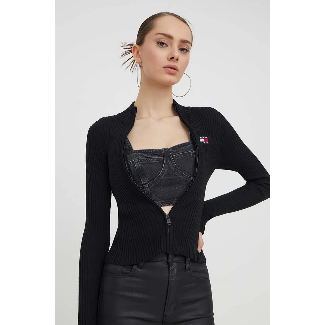 TJW ZIP THRU BADGE CARDIGAN