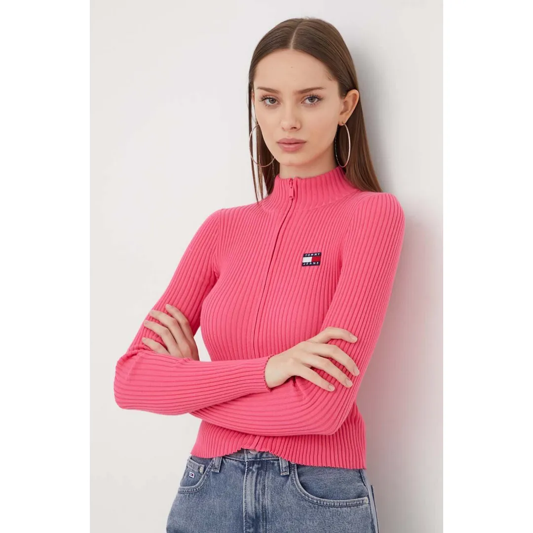 TJW ZIP THRU BADGE CARDIGAN