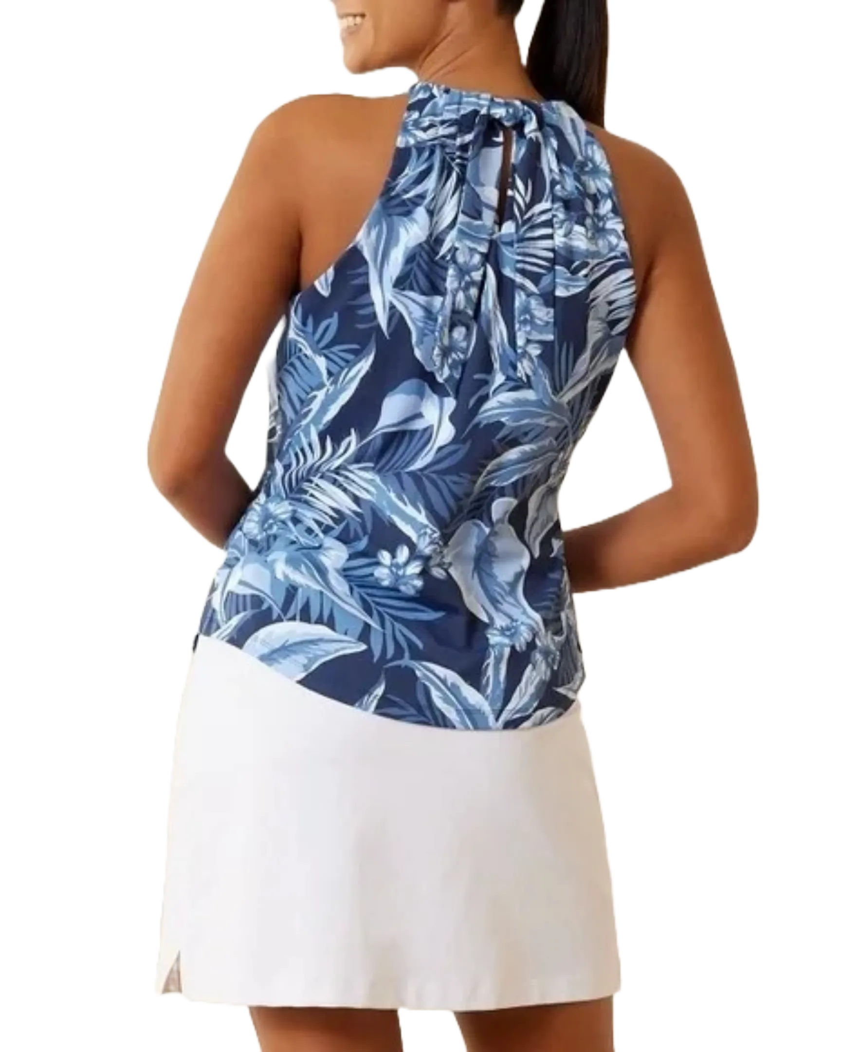 TOMMY BAHAMA WOMENS AUBREY GULF SHORE GARDENS HALTER