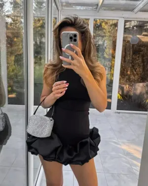 Tracey - sophisticated ruffle dress