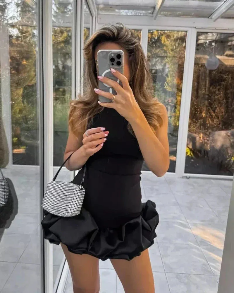 Tracey - sophisticated ruffle dress