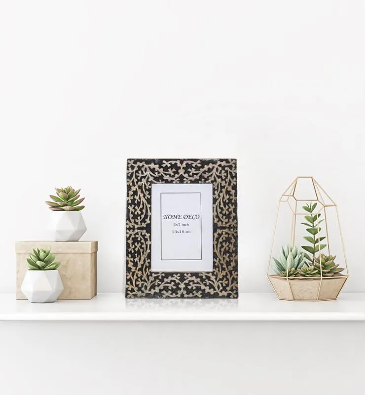 Trellis and Vine Wood Grain Picture Frame
