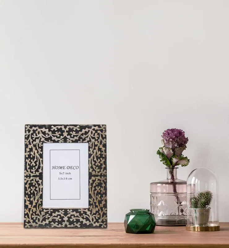 Trellis and Vine Wood Grain Picture Frame