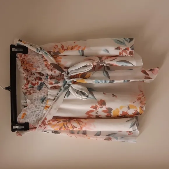 Tularosa Margaret Bandeau Top and Ida Skirt Set in Dahlia Floral