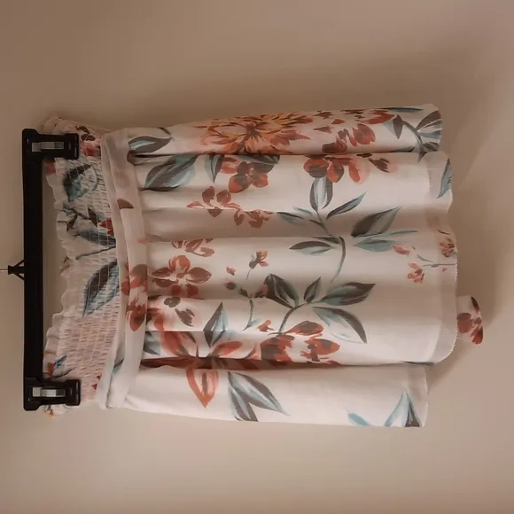 Tularosa Margaret Bandeau Top and Ida Skirt Set in Dahlia Floral