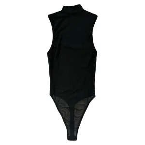 Tulle Mockneck Bodysuit