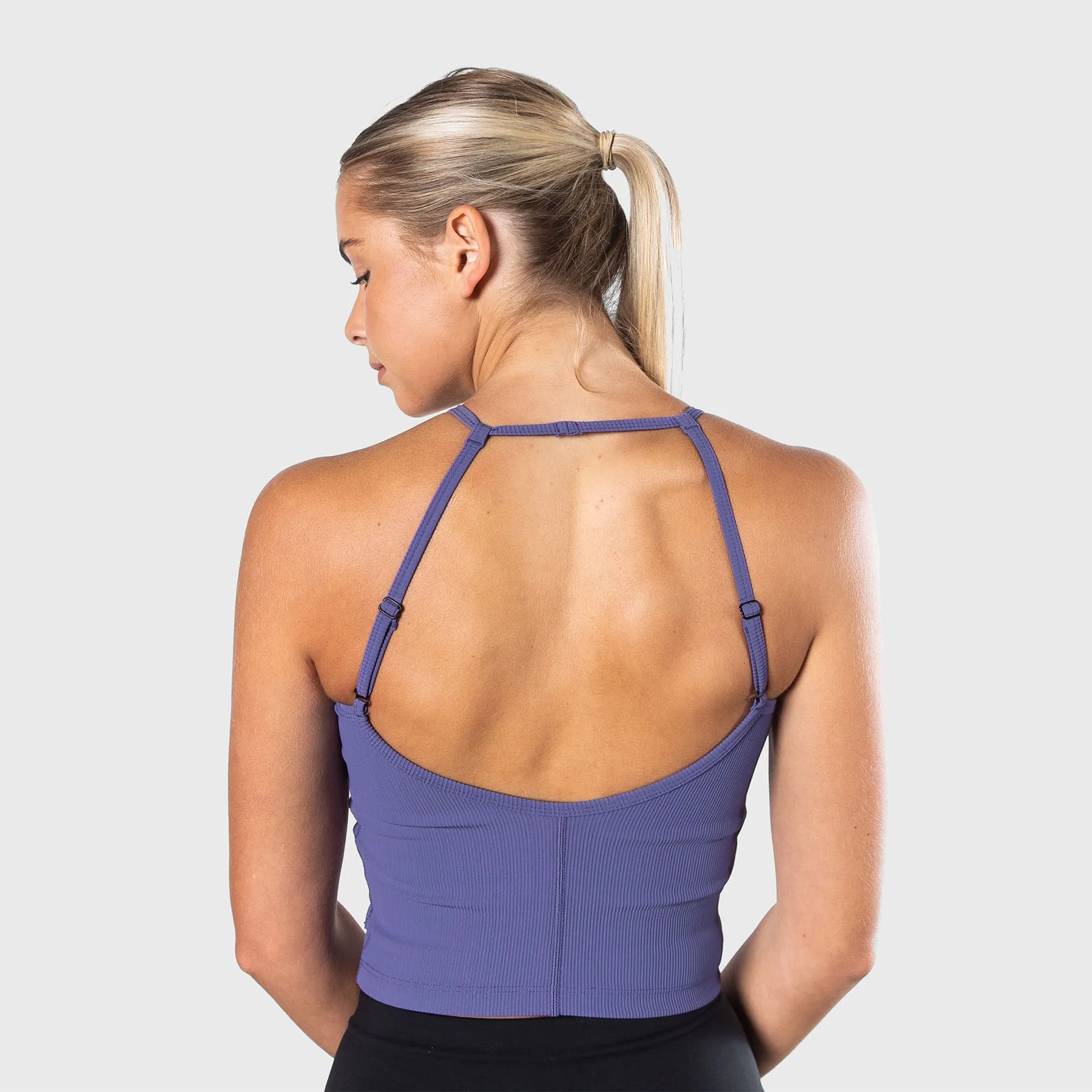 TWL - WOMEN'S CIRCUIT RIBBED CROP - AMETHYST