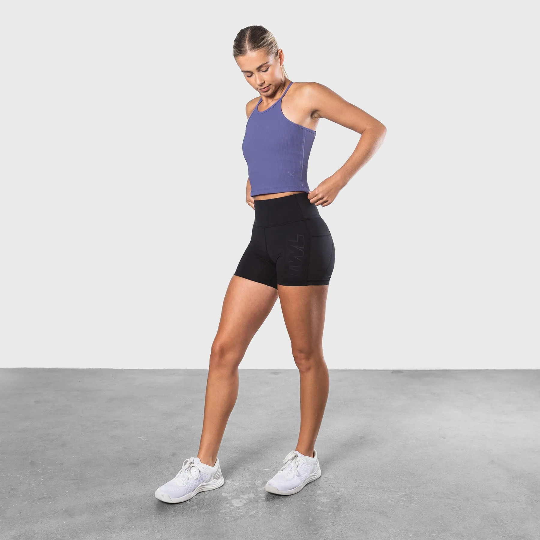 TWL - WOMEN'S CIRCUIT RIBBED CROP - AMETHYST