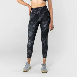 TWL - WOMEN'S ENERGY HIGH WAISTED 7/8TH TIGHTS - BLACK ONYX