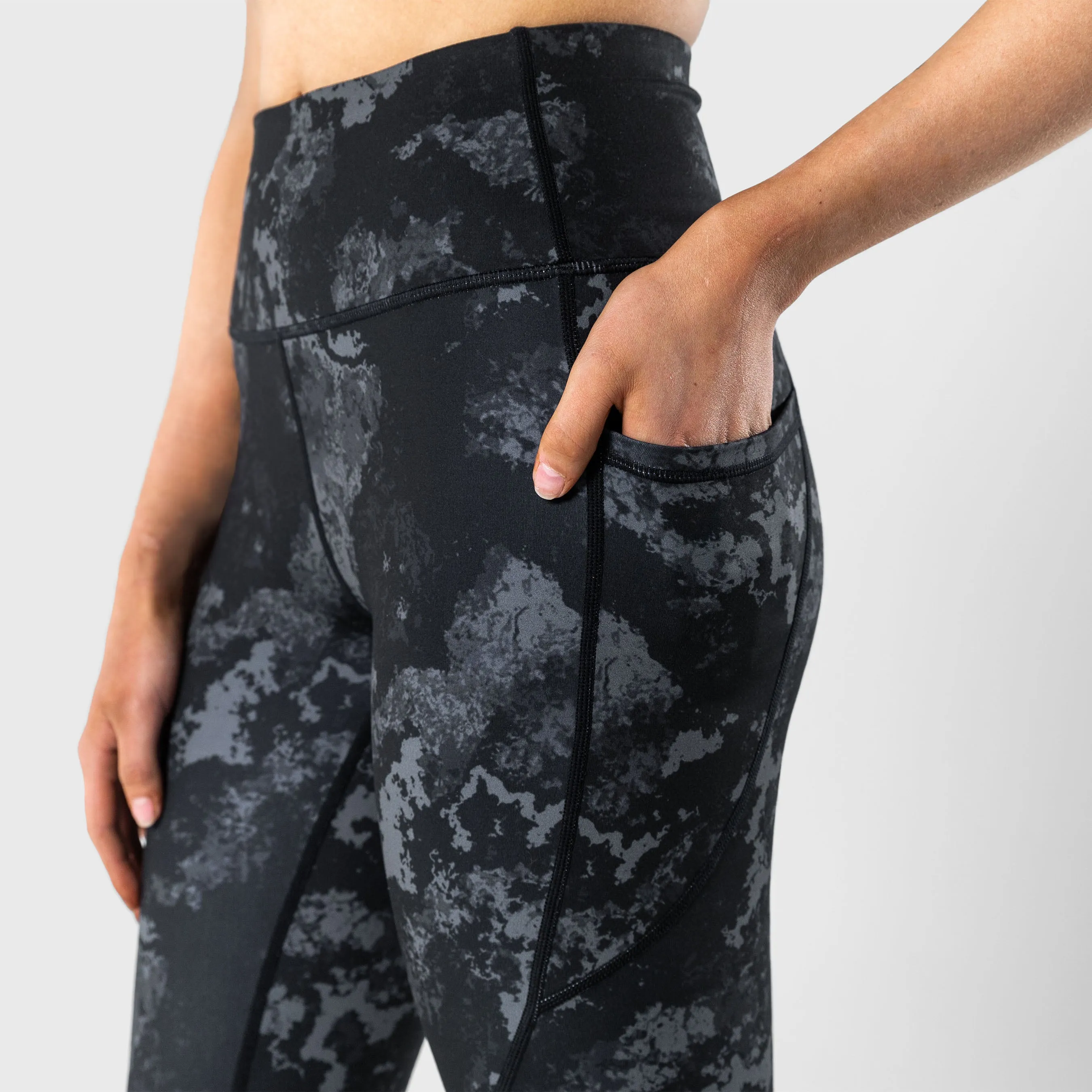 TWL - WOMEN'S ENERGY HIGH WAISTED 7/8TH TIGHTS - BLACK ONYX