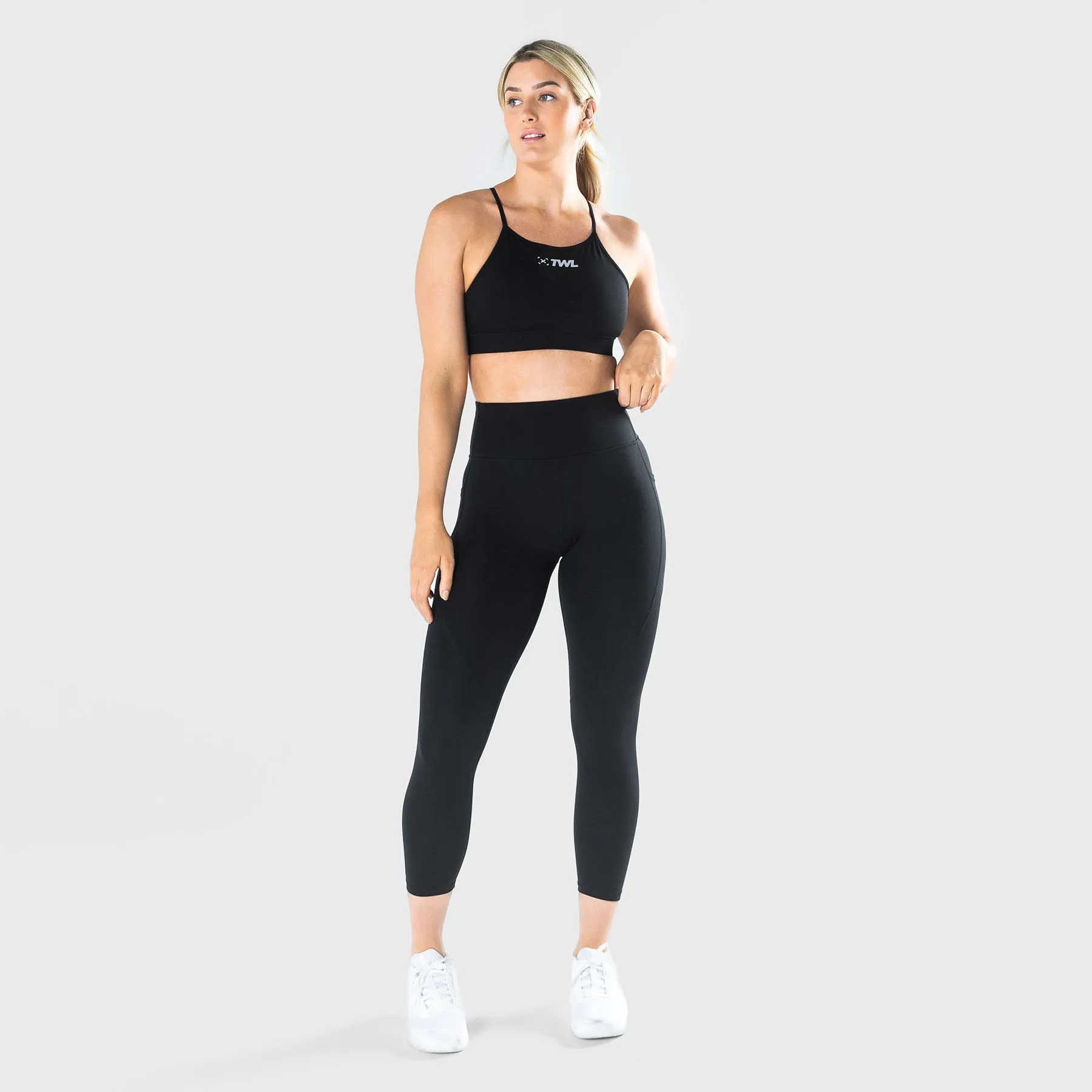 TWL - WOMEN'S ENERGY HIGH WAISTED 7/8TH TIGHTS - BLACK