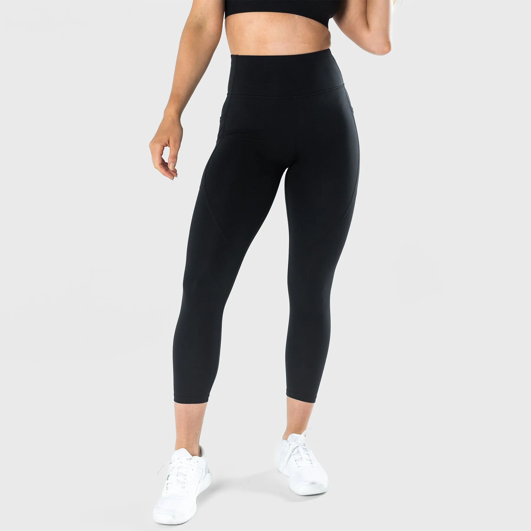 TWL - WOMEN'S ENERGY HIGH WAISTED 7/8TH TIGHTS - BLACK