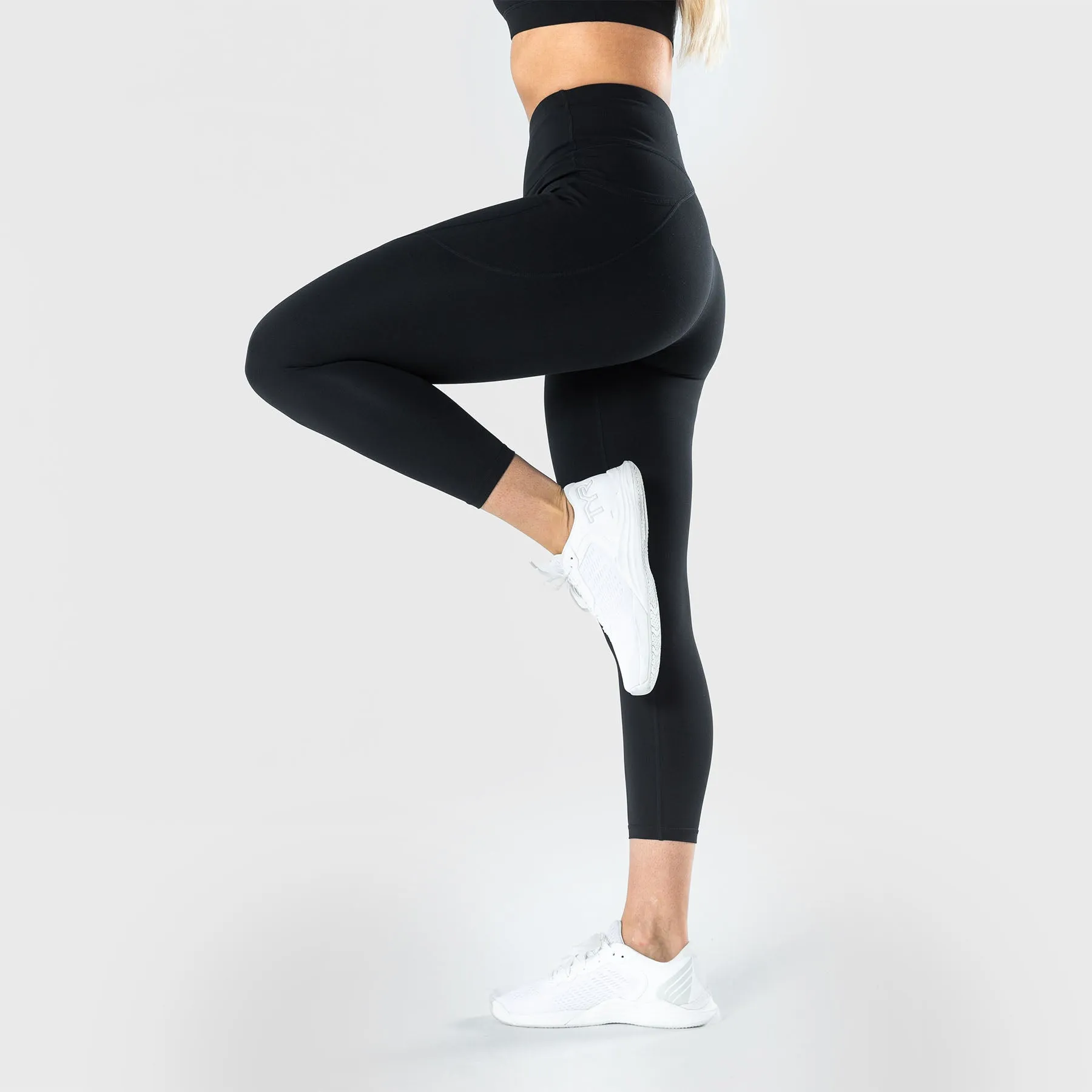 TWL - WOMEN'S ENERGY HIGH WAISTED 7/8TH TIGHTS - BLACK