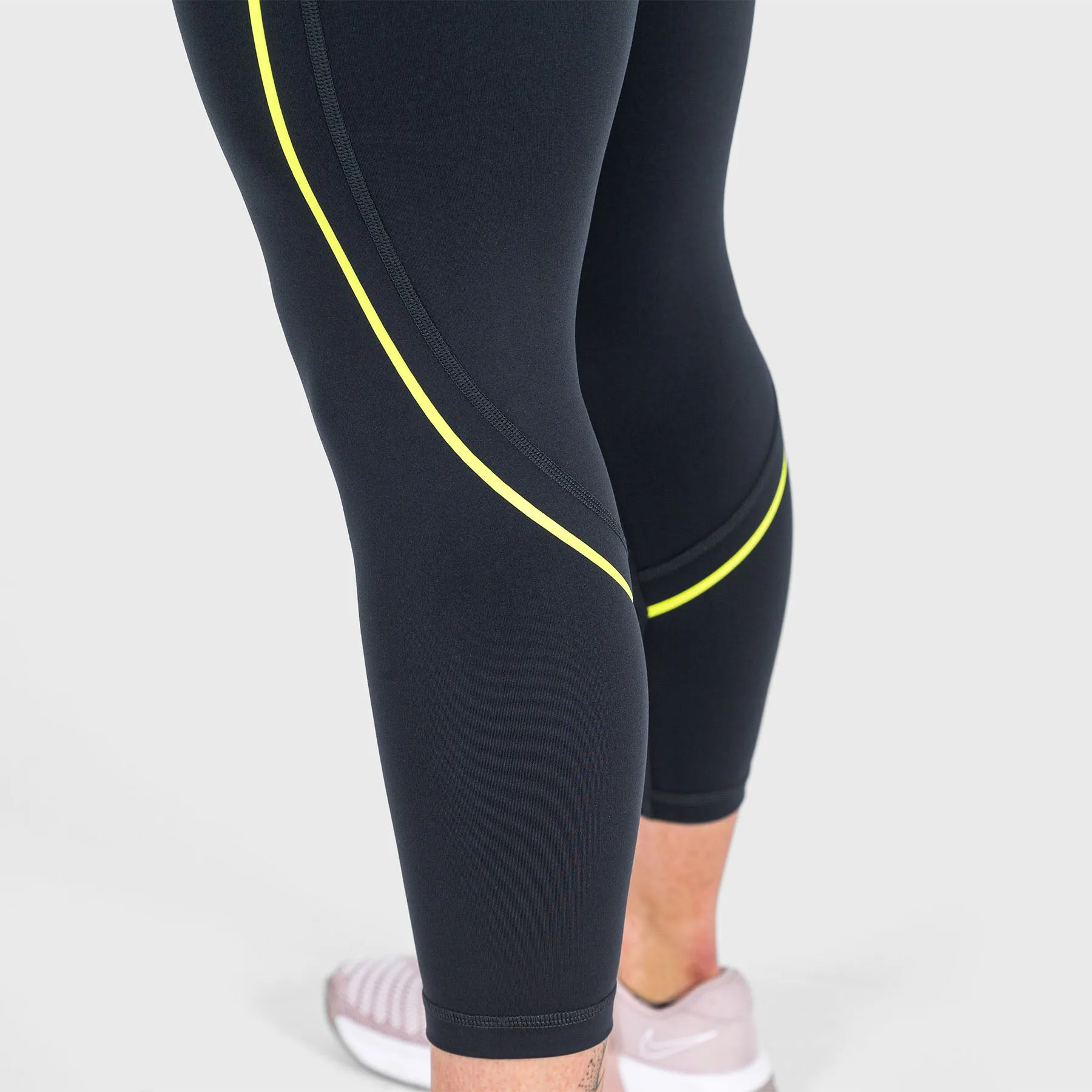 TWL - WOMEN'S ENERGY HIGH WAISTED 7/8TH TIGHTS - PHANTOM/CITRUS