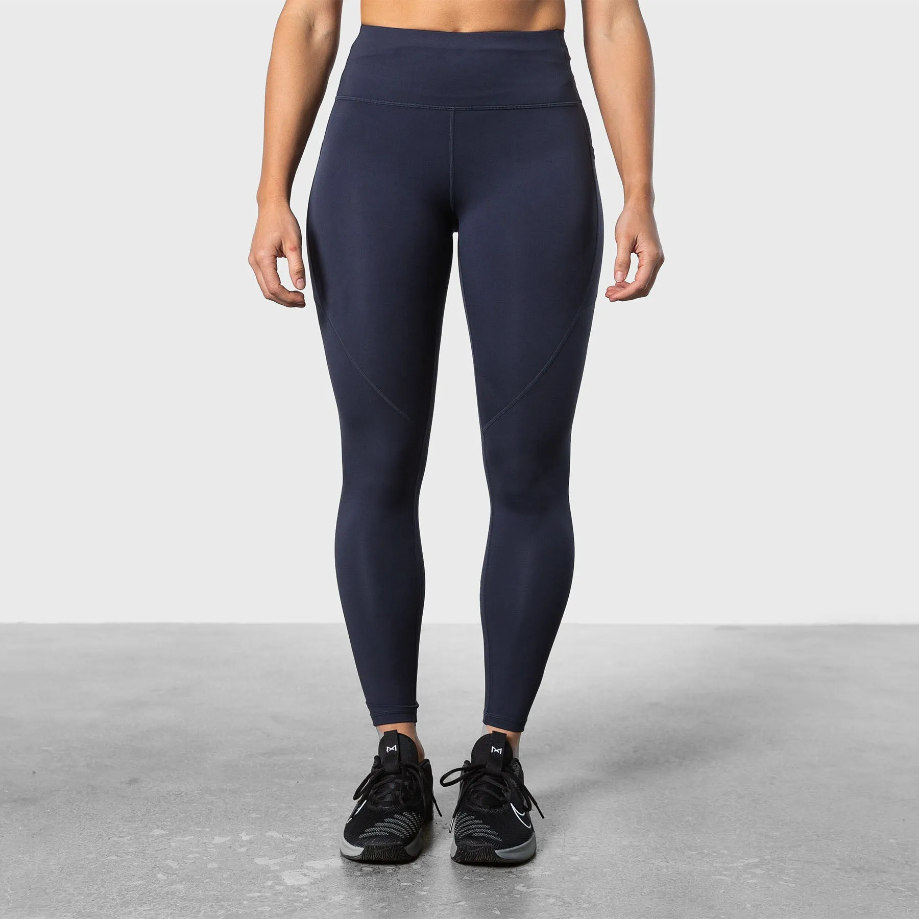 TWL - WOMEN'S ENERGY HIGH WAISTED FULL LENGTH TIGHTS - MIDNIGHT NAVY