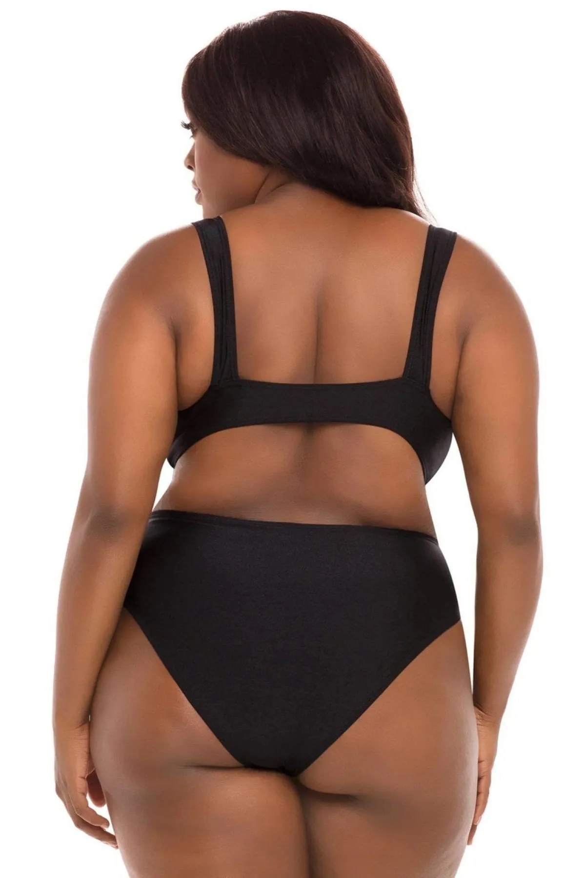Two Piece with Zipper Detail