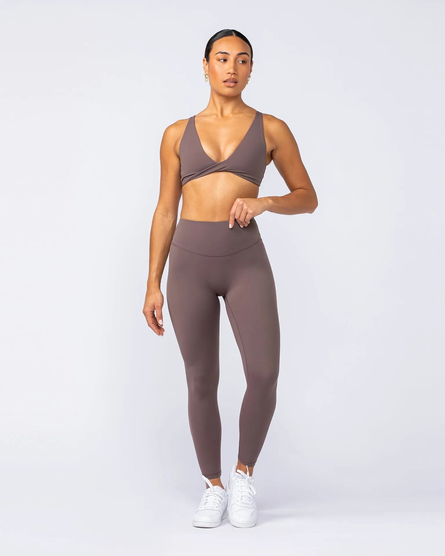 Ultra Aura Ankle Length Leggings - Umber