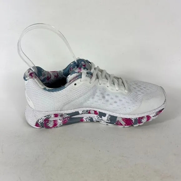 Under Armour HOVR Infinite 3 HS Sneakers Women's 6 White athletic Camo Mesh gym