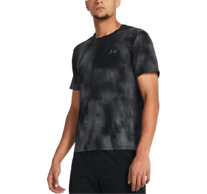 Under Armour Speed Stride Printed T-Shirt - Black/Grey Camo
