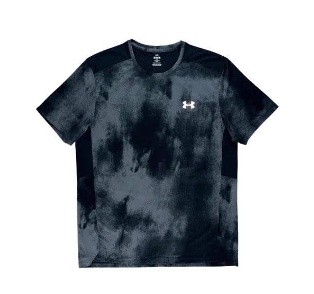 Under Armour Speed Stride Printed T-Shirt - Black/Grey Camo