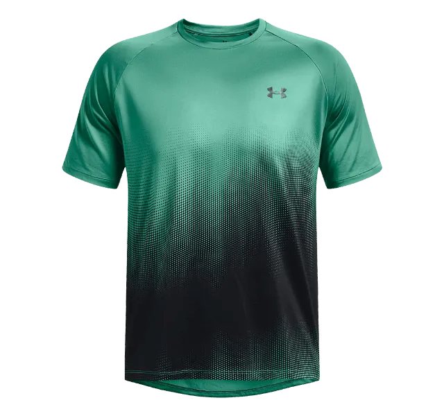 Under Armour Tech Fade T-Shirt - Green/Black