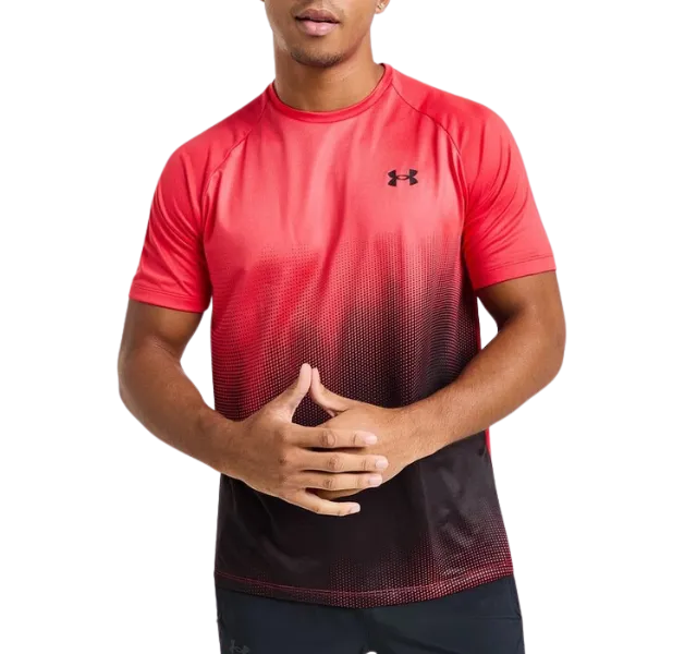 Under Armour Tech Fade T-Shirt - Red/Black