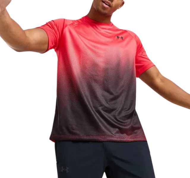Under Armour Tech Fade T-Shirt - Red/Black
