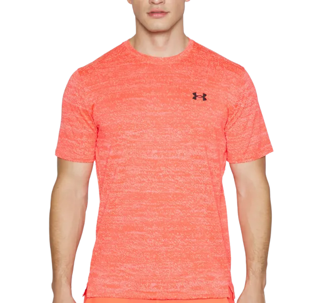 Under Armour Tech Vent Jacquard T-Shirt - Coral Pink
