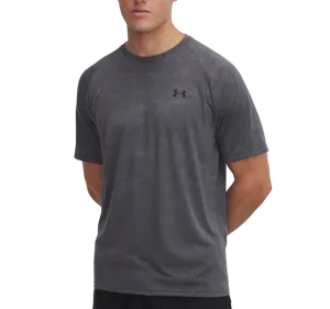 Under Armour Velocity Jacquard Camo T-Shirt - Castlerock Grey