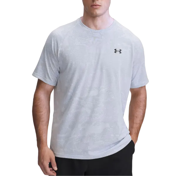 Under Armour Velocity Jacquard Camo T-Shirt - Cool White
