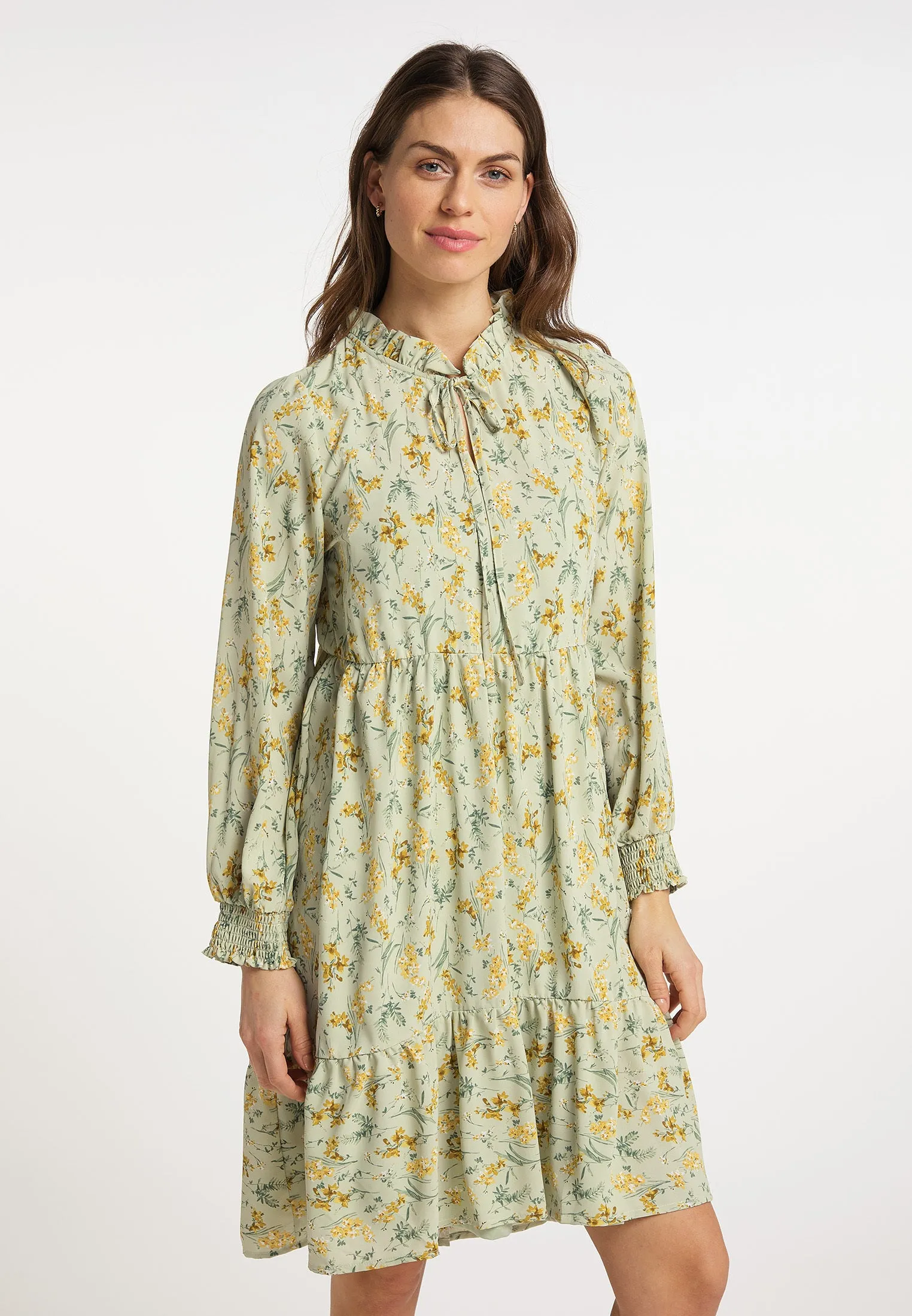 usha Women's Dress With Floral Print