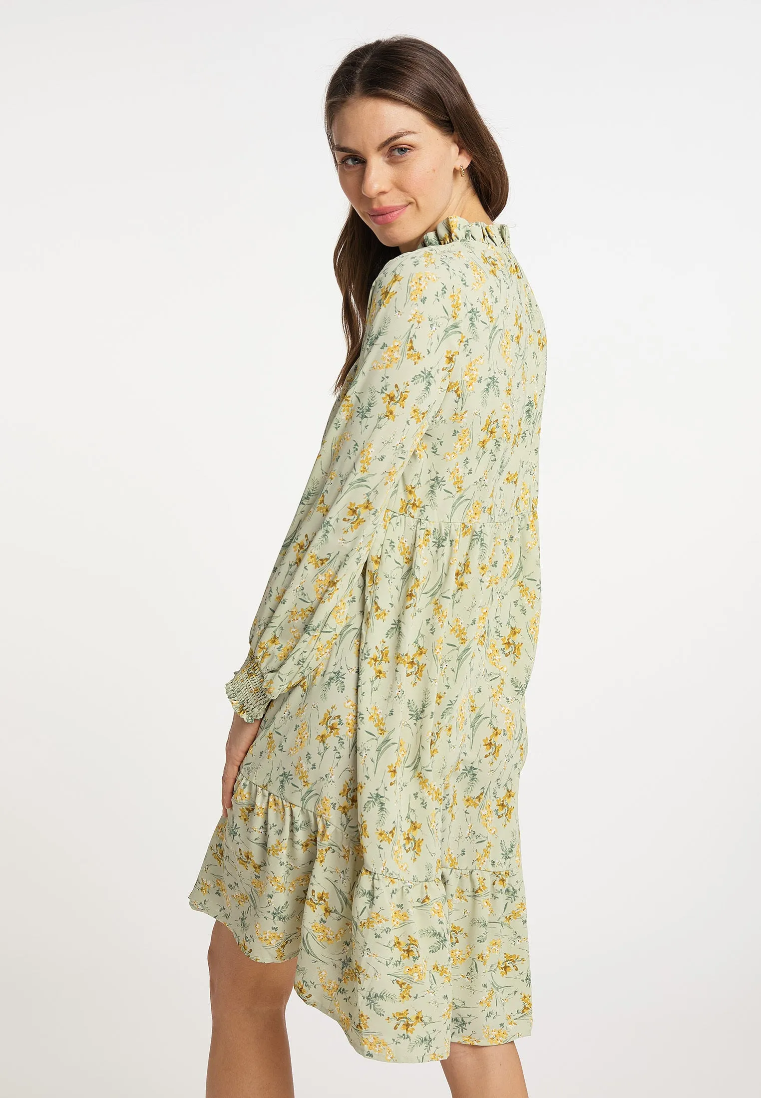 usha Women's Dress With Floral Print