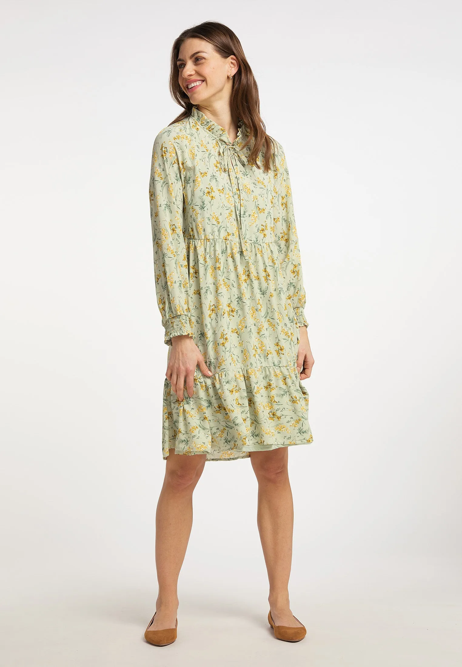 usha Women's Dress With Floral Print