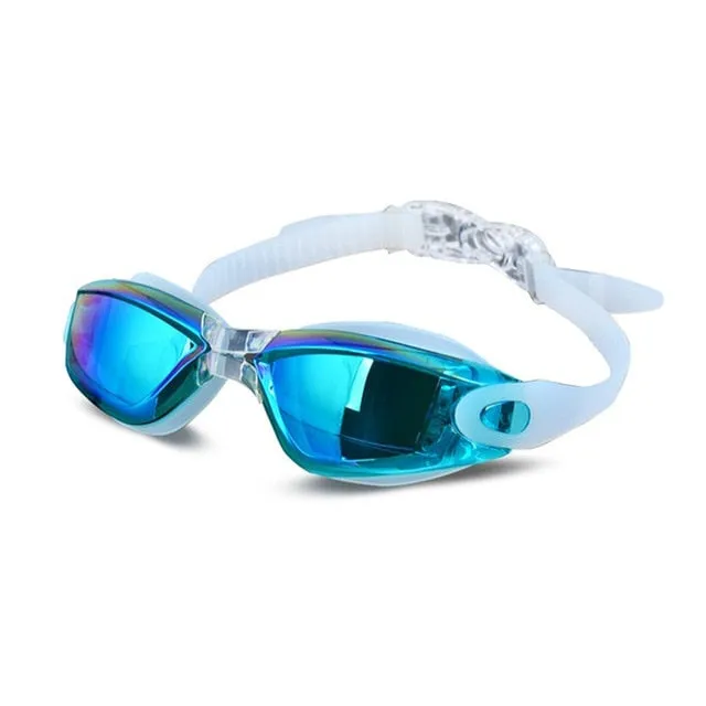 UV Waterproof Anti fog Swimwear Swim Diving Water Glasses